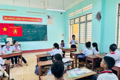 Lớp 9A đại hội chi đội năm 2024-2025