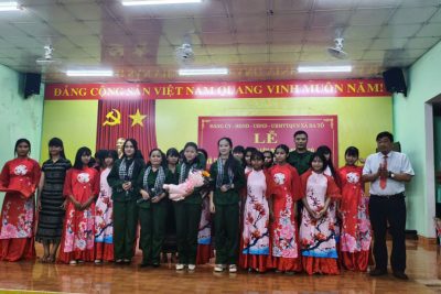 TRƯỜNG THCS BA TÔ THAM GIA VĂN NGHỆ TẠI LỄ TIỄN THANH NIÊN LÊN ĐƯỜNG NHẬP NGŨ NĂM 2026